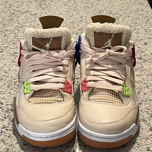Jordan Shoes - Jordan 4 Retro "Wild Things" sneakers. Gently worn and in great condition.